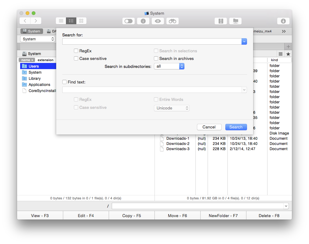 Mac os x search for file extension